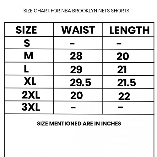Brooklyn Nets City NBA Swingman Shorts